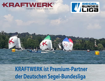 KRAFTWERK TOOLS ist Premium-Partner der Deutschen Segel-Bundesliga - KRAFTWERK TOOLS ist Premium-Partner der Deutschen Segel-Bundesliga