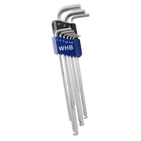 WHB Tools 3602 Kugelkopf-Sechskant-Stiftschlüssel-Satz 1.5-10mm 9-tlg.