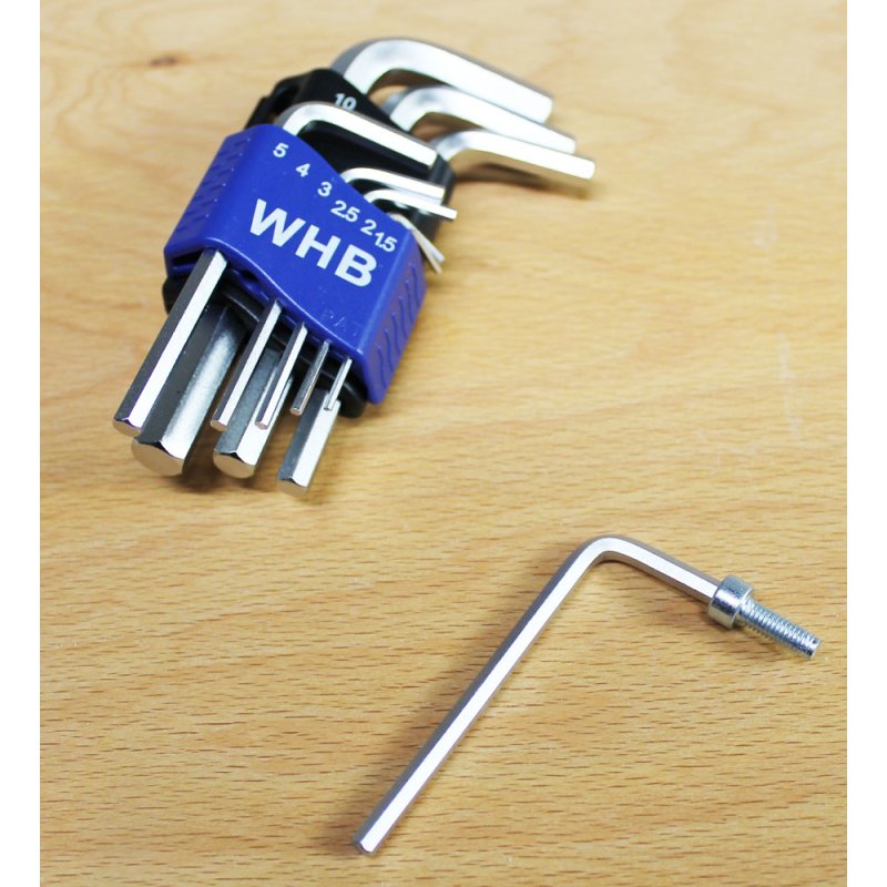 Sechskant Schlüssel Satz 9-tlg Schraubendreher Set 1.5-10mm Winkelstiftschlüssel 