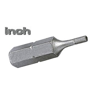 Kraftwerk 2684 1/4 Zoll Innensechskant-Bit-Einsatz 25mm Inch 9/64 Zoll mit Bohrung