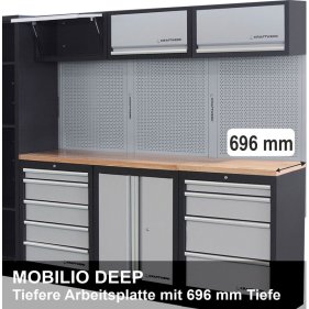Kraftwerk 3964B-EX Mobilio Deep 4-Element-Werkstatt-Schranksystem