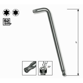 Kraftwerk 3608 Kugelkopf-Torx&reg;-Stiftschl&uuml;ssel-Satz 9-teilig