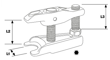 Universal-Kugelgelenk-Ausdrücker 20mm Kraftwerk 30405-20