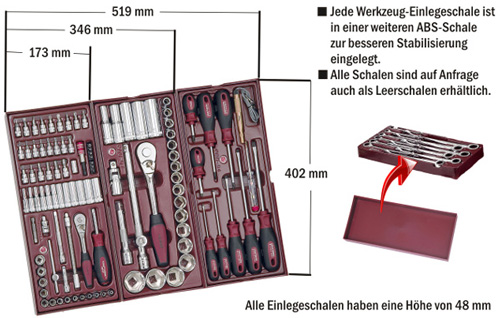Kraftwerk Werkzeug-Einlageschalen 4911 - buy-direct.de